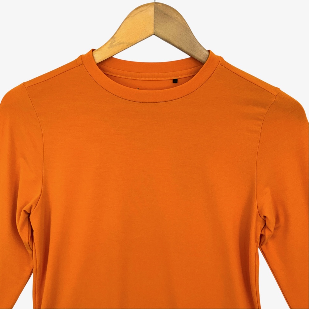 Cotopaxi Long Sleeve Shirt Womens XS Orange Crew Neck Stretch Tagless Top - Picture 2 of 11